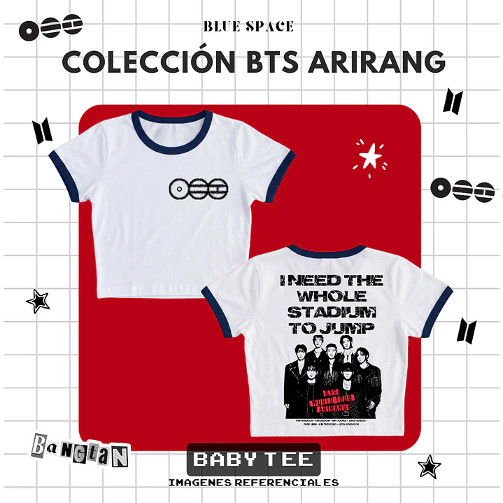 POLERA VINTAGE BTS - WORLD TOUR 3