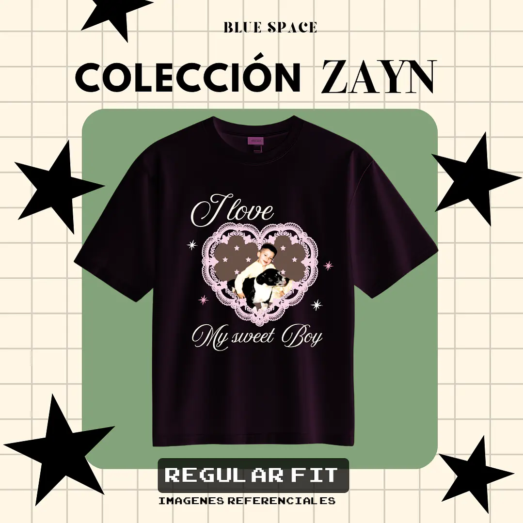 Polera ZAYN - I LOVE MY SWEET BOY 1