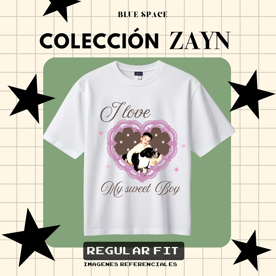 Polera ZAYN - I LOVE MY SWEET BOY 2