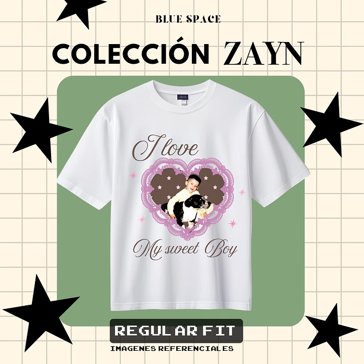 Polera ZAYN - I LOVE MY SWEET BOY 2