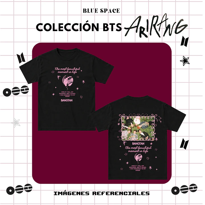 Polera BTS - HYYH THE MOST BEAUTIFUL MOMENT IN LIFE 1
