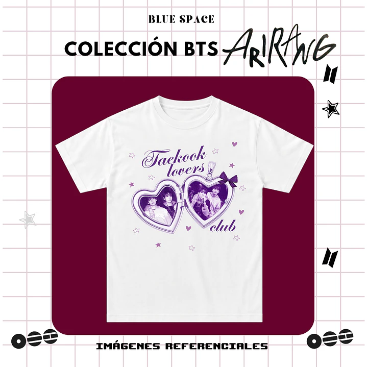 Polera BTS - TAEKOOK LOVERS CLUB 1