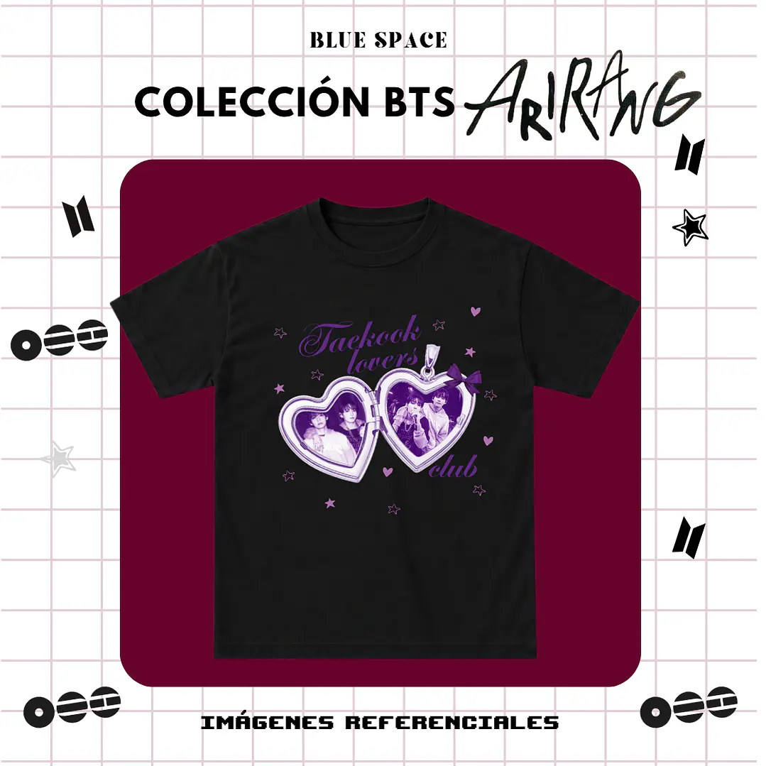 Polera BTS - TAEKOOK LOVERS CLUB 2