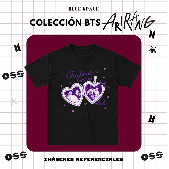 Polera BTS - TAEKOOK LOVERS CLUB 2