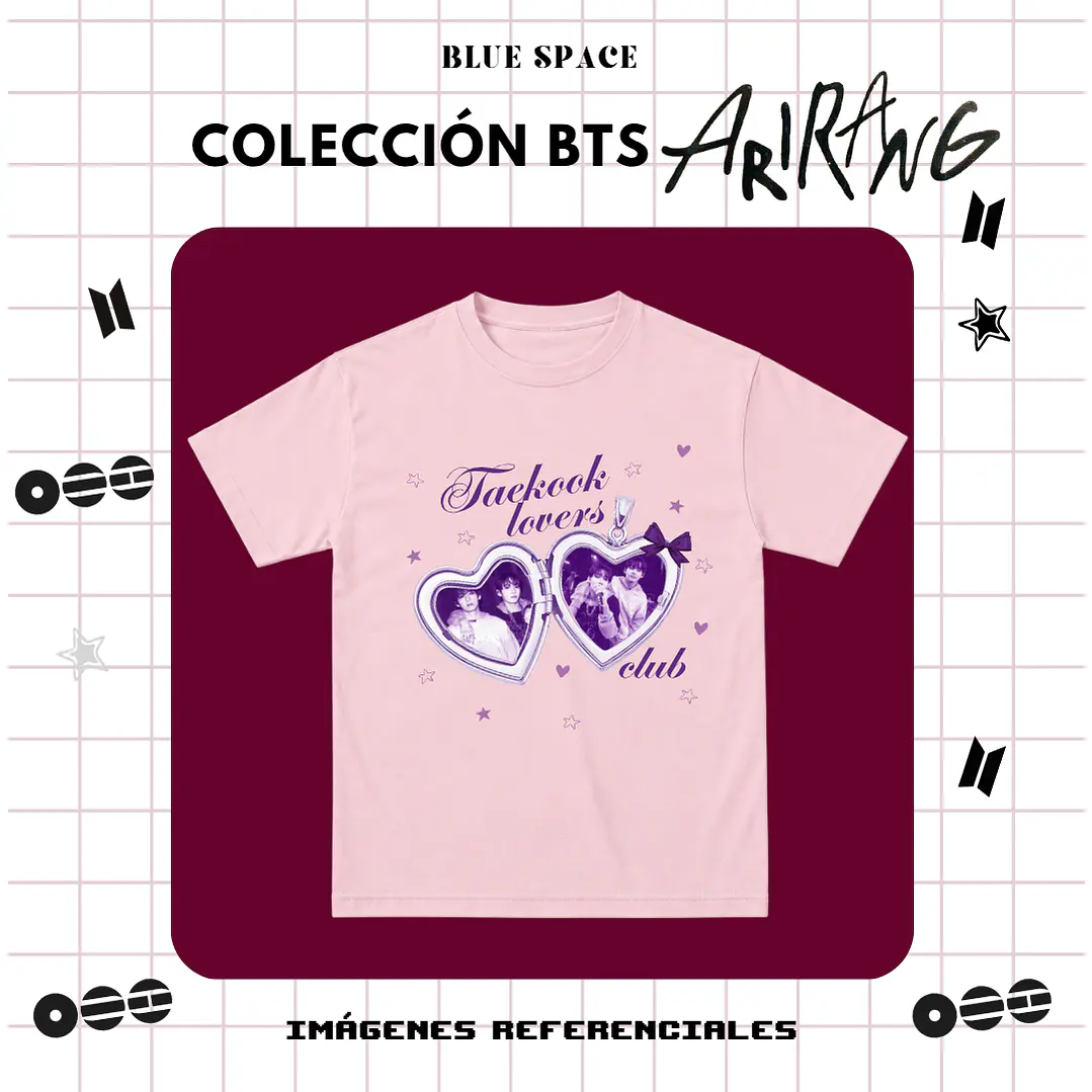 Polera BTS - TAEKOOK LOVERS CLUB 3