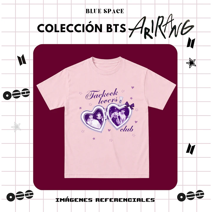 Polera BTS - TAEKOOK LOVERS CLUB 3
