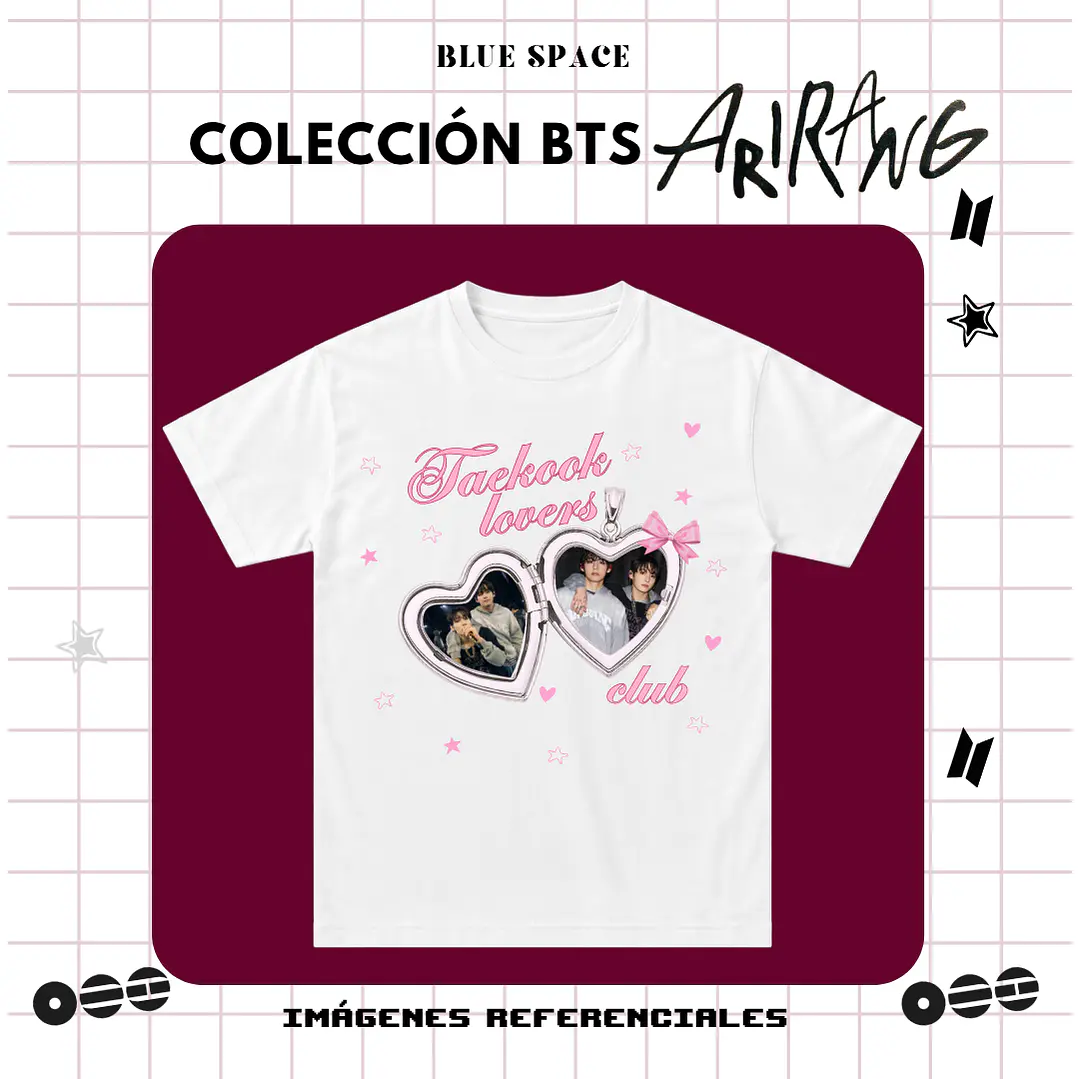 Polera BTS - TAEKOOK LOVERS CLUB 2.0 3
