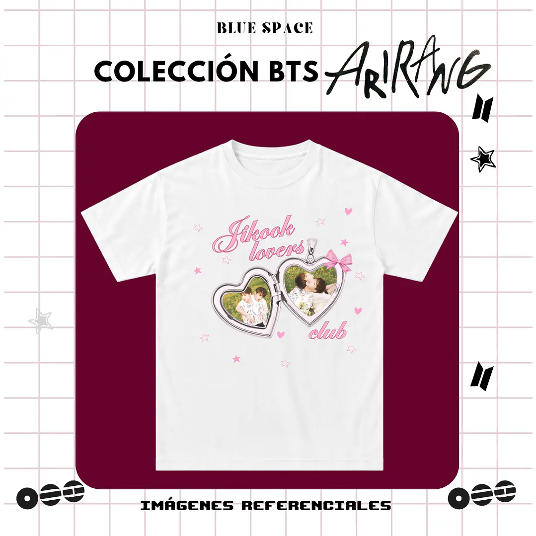 Polera BTS - JIKOOK LOVERS CLUB  3