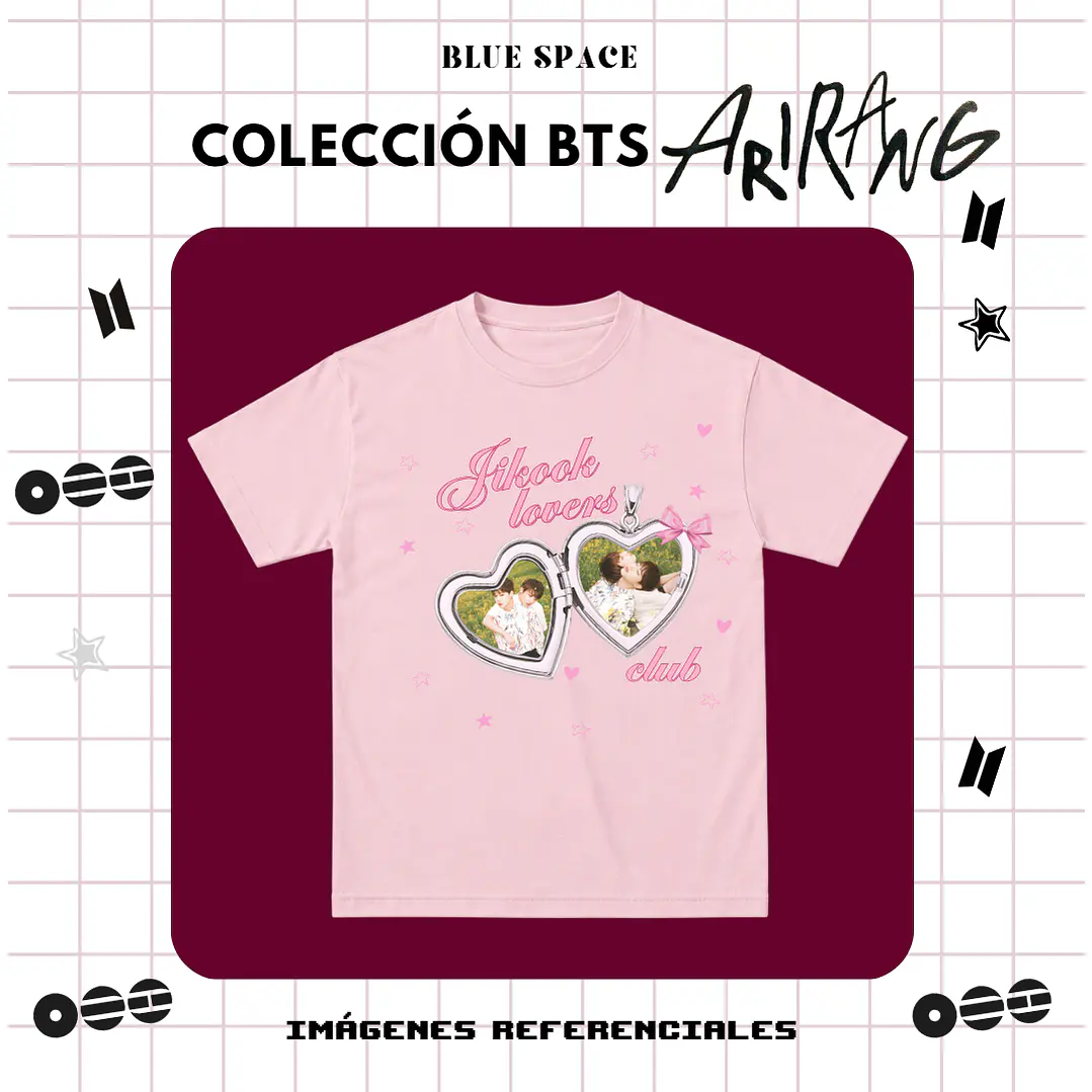 Polera BTS - JIKOOK LOVERS CLUB  2