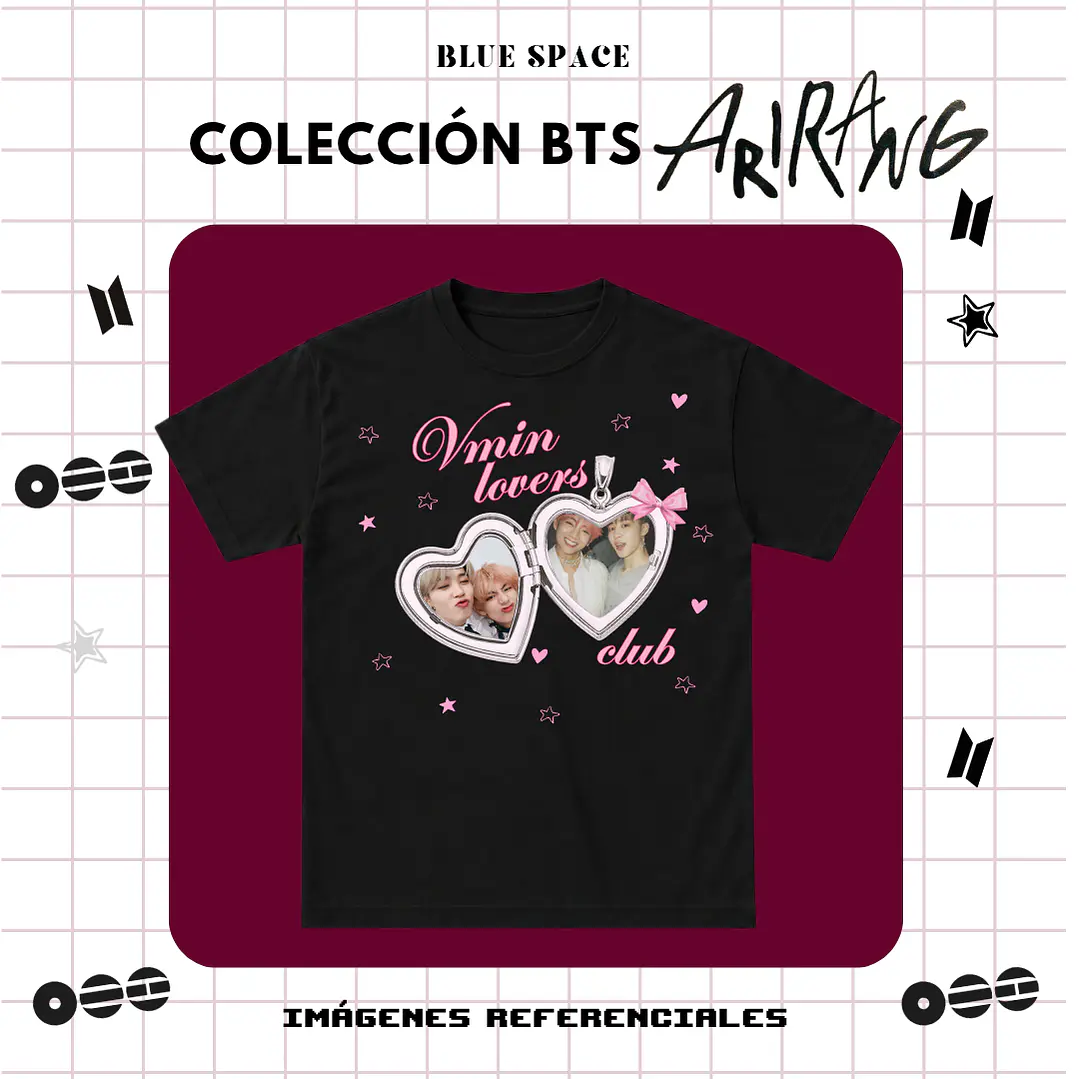 Polera BTS - VMIN LOVERS CLUB  1