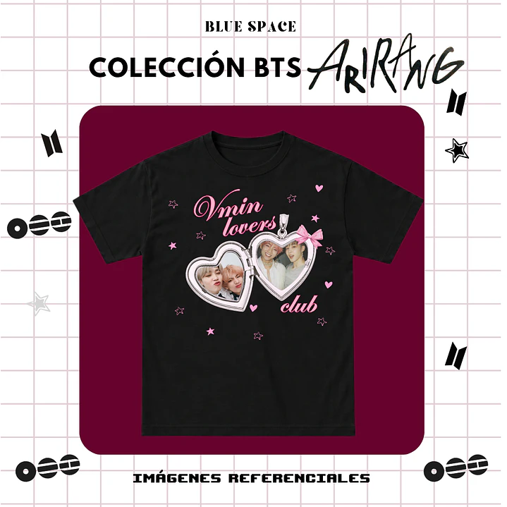 Polera BTS - VMIN LOVERS CLUB  1