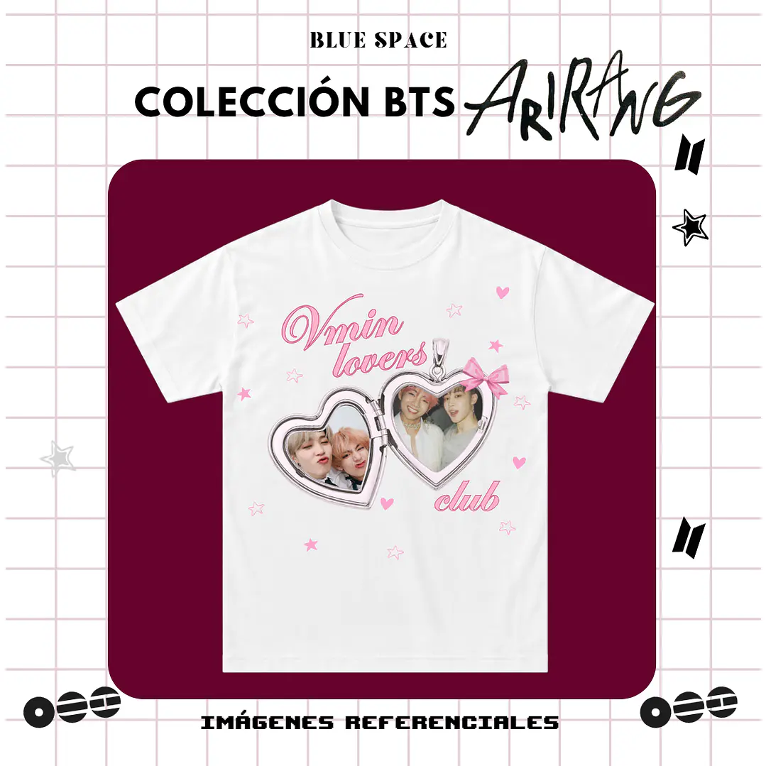 Polera BTS - VMIN LOVERS CLUB  2