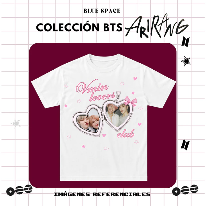 Polera BTS - VMIN LOVERS CLUB  2
