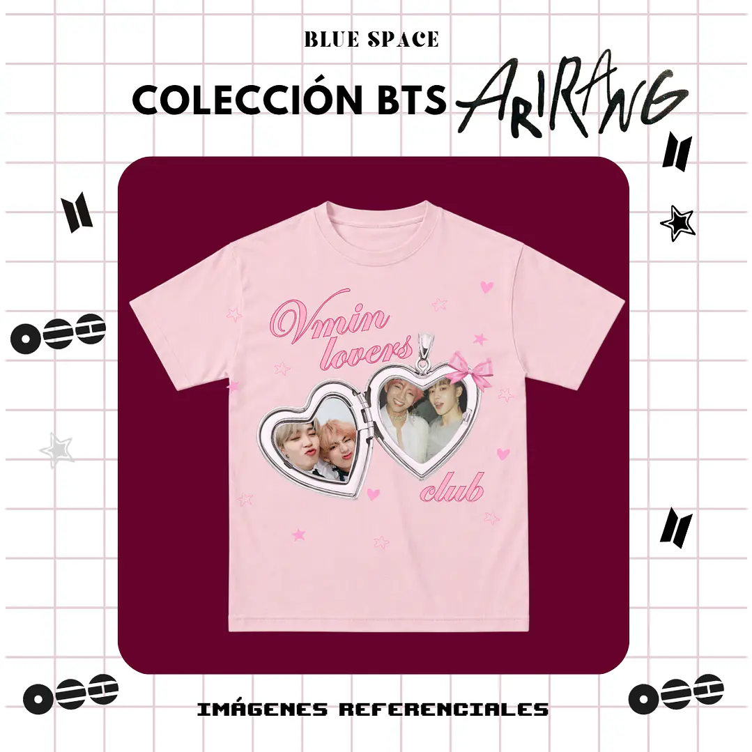 Polera BTS - VMIN LOVERS CLUB  3