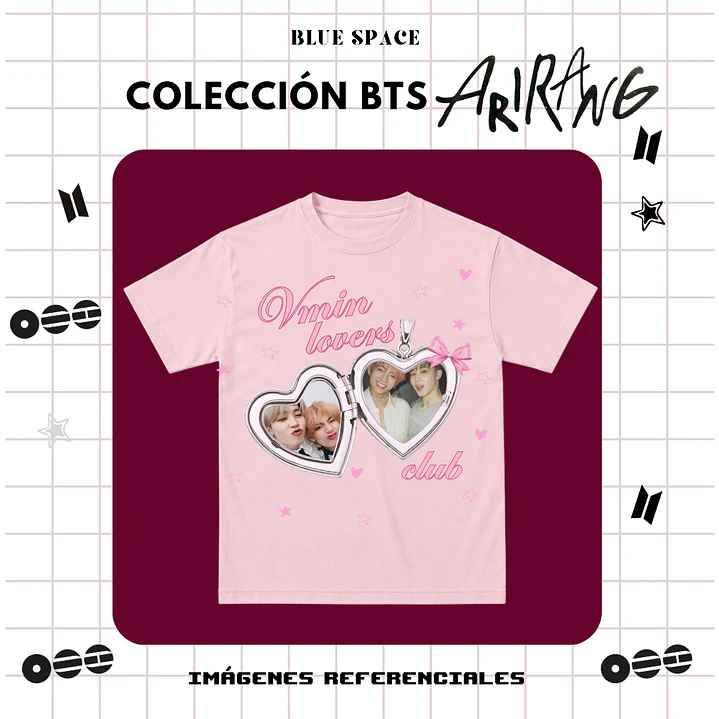 Polera BTS - VMIN LOVERS CLUB  3