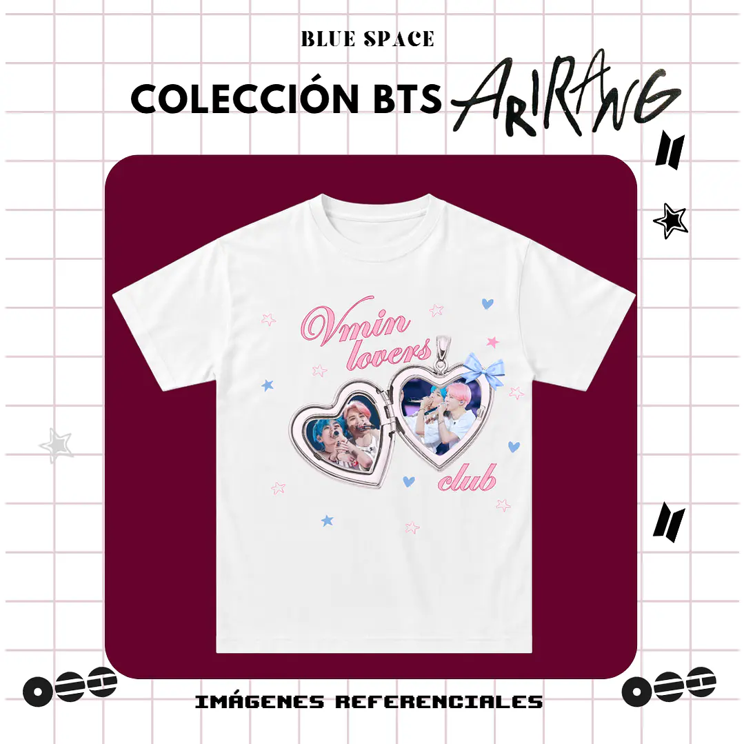Polera BTS - VMIN LOVERS CLUB 2.0 2