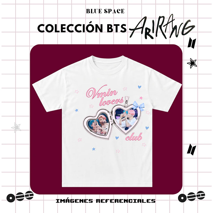 Polera BTS - VMIN LOVERS CLUB 2.0 2