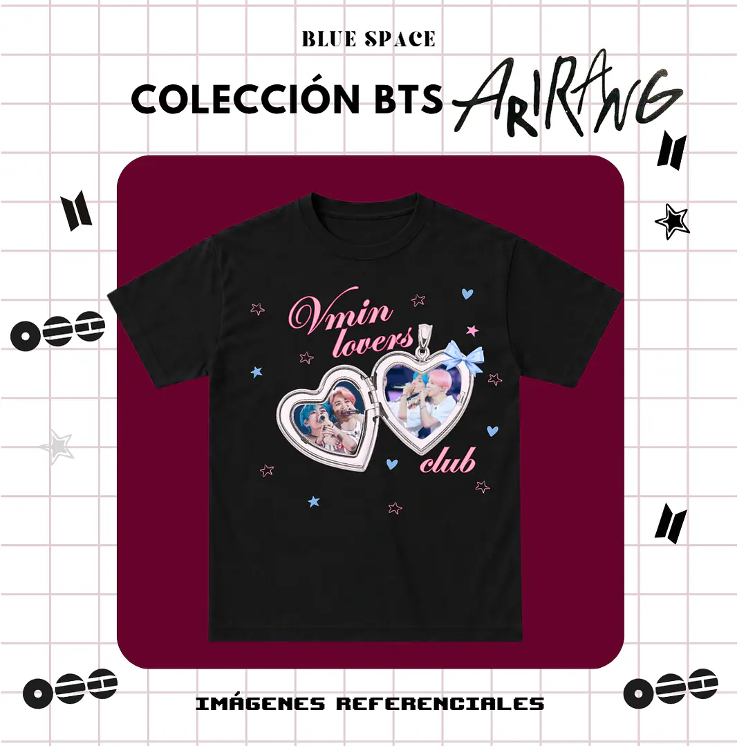 Polera BTS - VMIN LOVERS CLUB 2.0 1