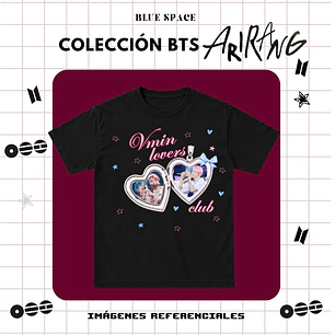 Polera BTS - VMIN LOVERS CLUB 2.0