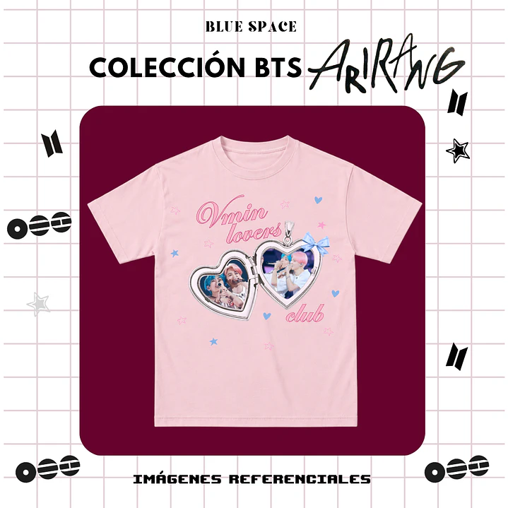 Polera BTS - VMIN LOVERS CLUB 2.0 3