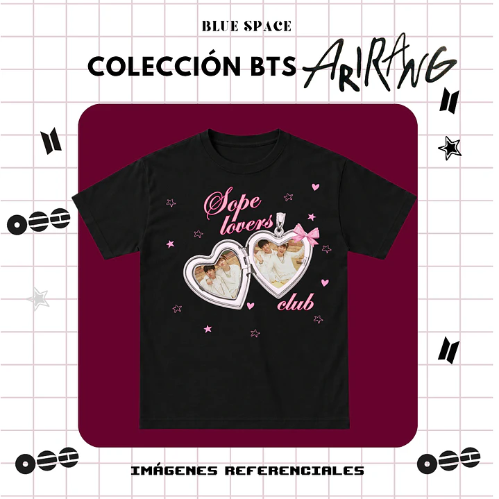 Polera BTS - SOPE LOVERS CLUB  1