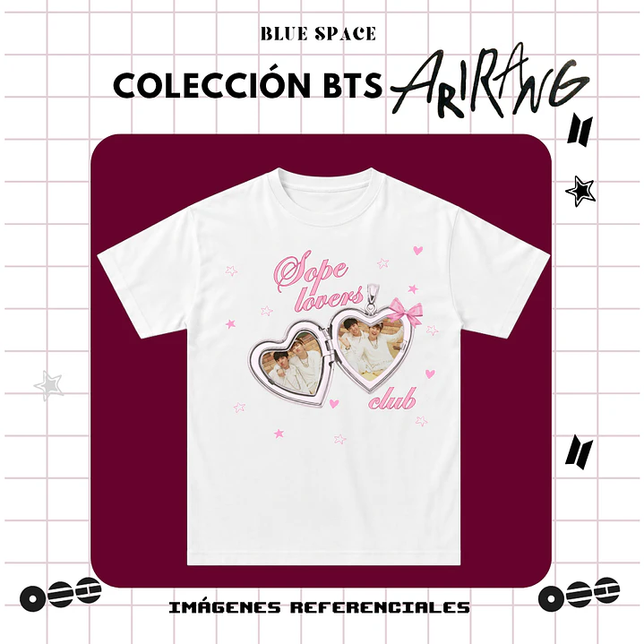 Polera BTS - SOPE LOVERS CLUB  3