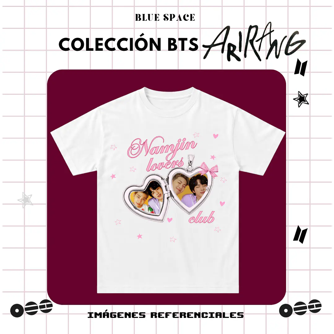 Polera BTS - NAMJIN LOVERS CLUB  3