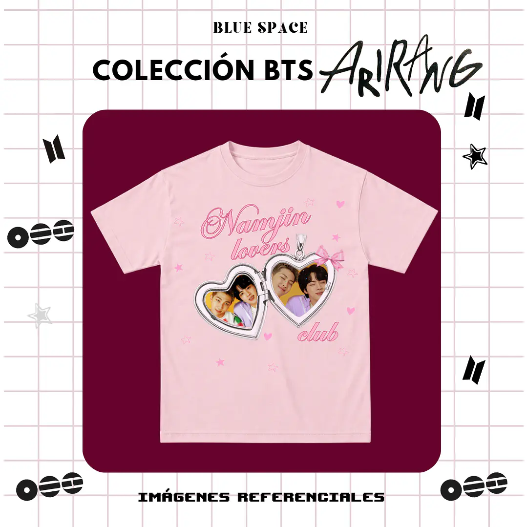 Polera BTS - NAMJIN LOVERS CLUB  2