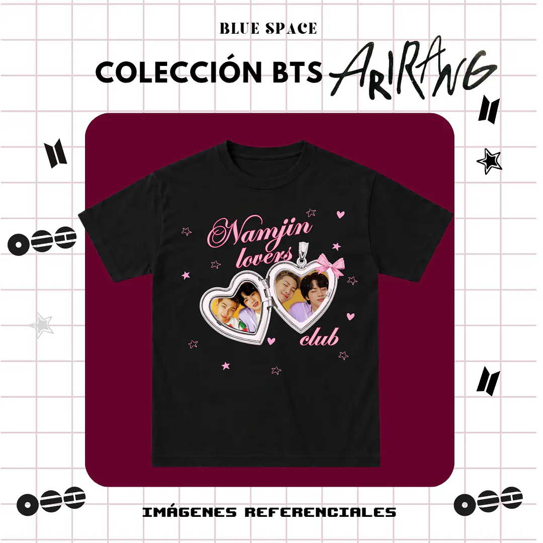 Polera BTS - NAMJIN LOVERS CLUB  1