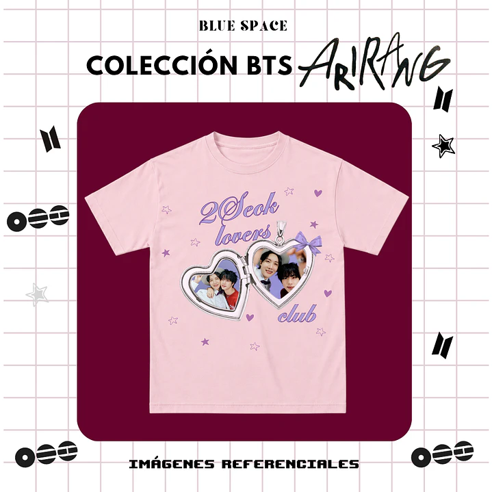Polera BTS - 2SEOK LOVERS CLUB  3
