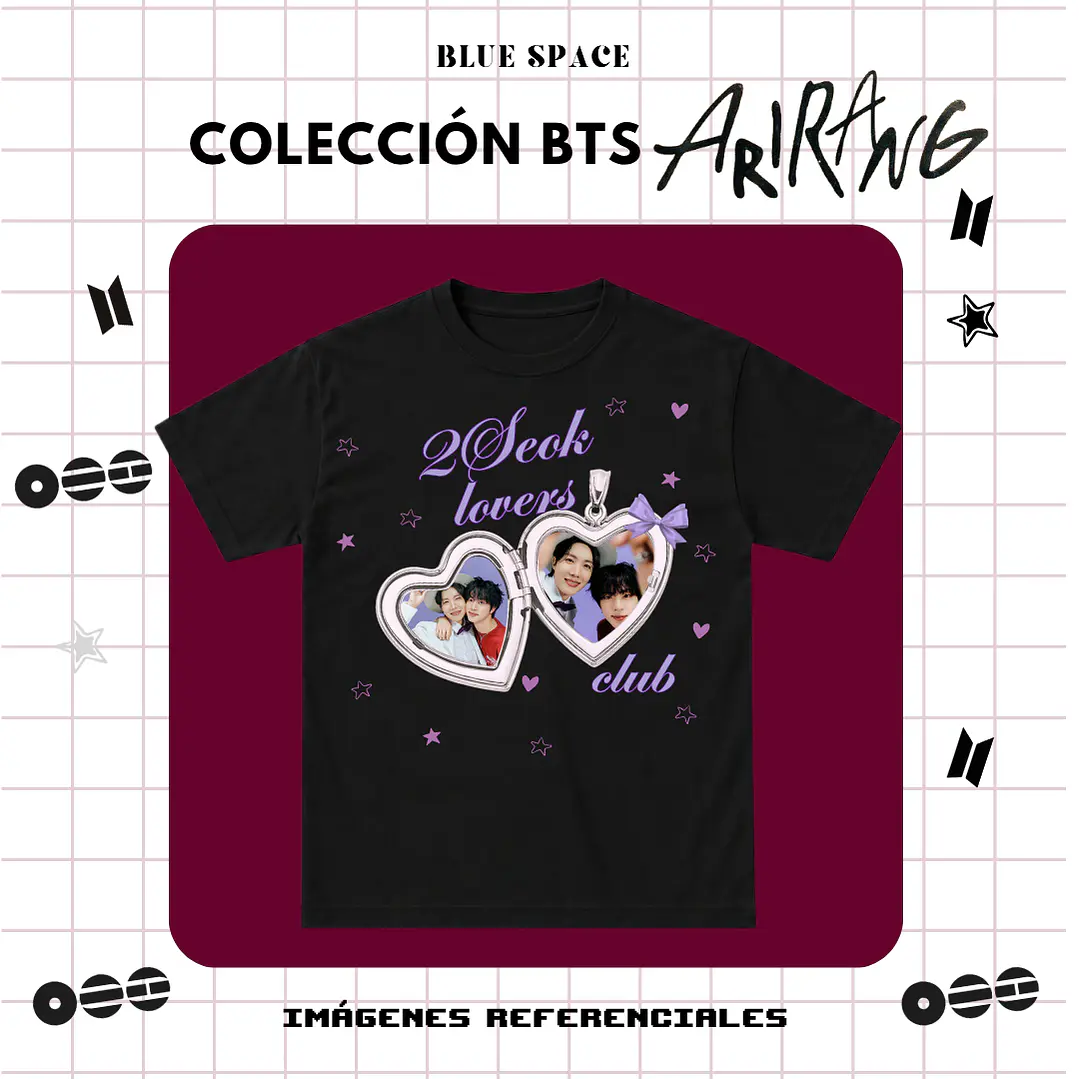 Polera BTS - 2SEOK LOVERS CLUB  1