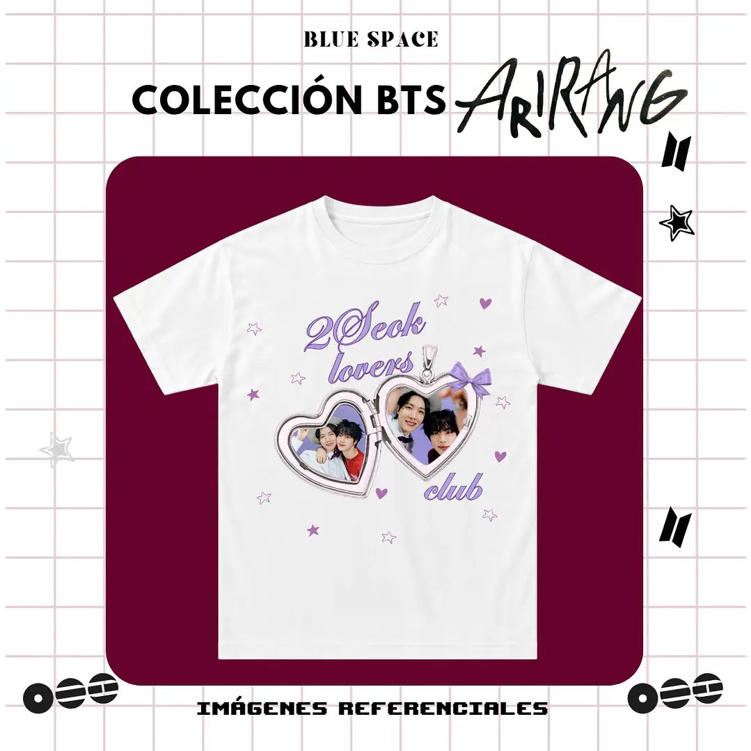 Polera BTS - 2SEOK LOVERS CLUB  2