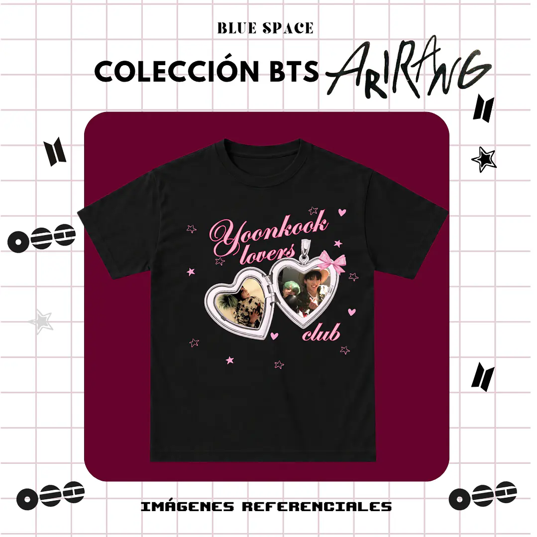 Polera BTS - YOONKOOK LOVERS CLUB  1