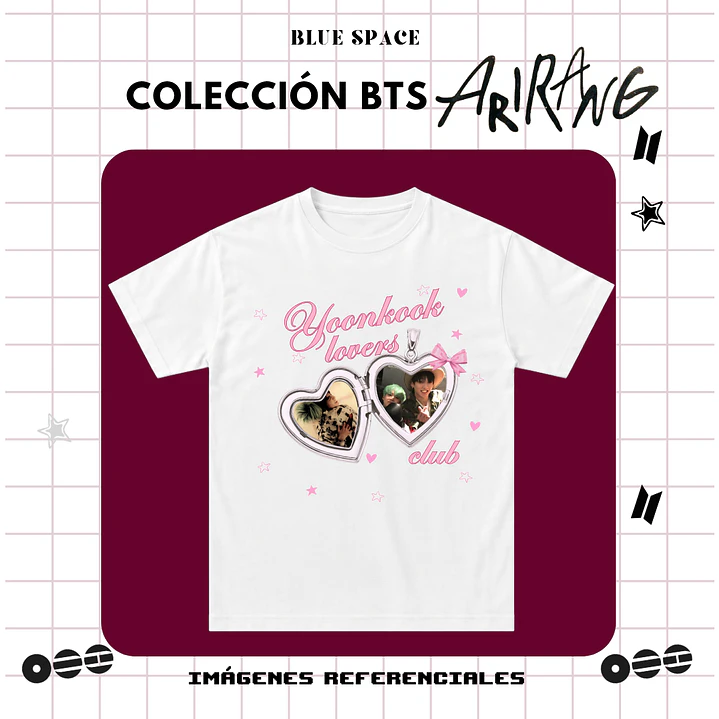 Polera BTS - YOONKOOK LOVERS CLUB  2