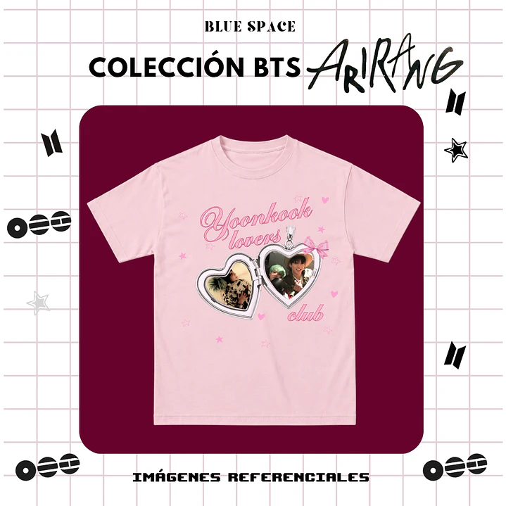 Polera BTS - YOONKOOK LOVERS CLUB  3