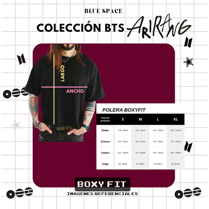 Polera BTS - VHOPE LOVERS CLUB 8