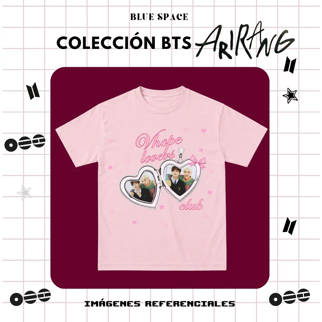 Polera BTS - VHOPE LOVERS CLUB 2