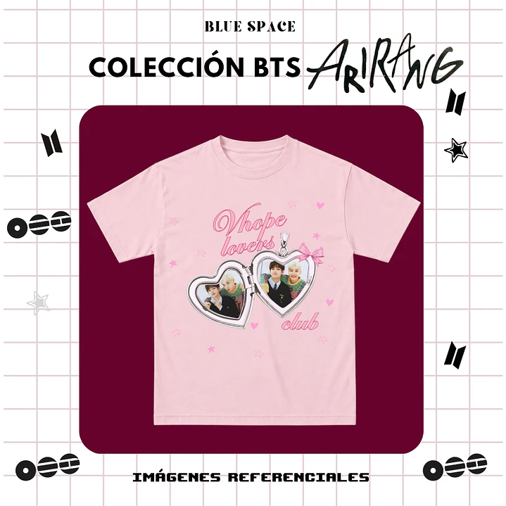 Polera BTS - VHOPE LOVERS CLUB 2