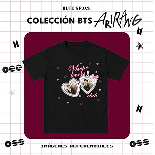 Polera BTS - VHOPE LOVERS CLUB