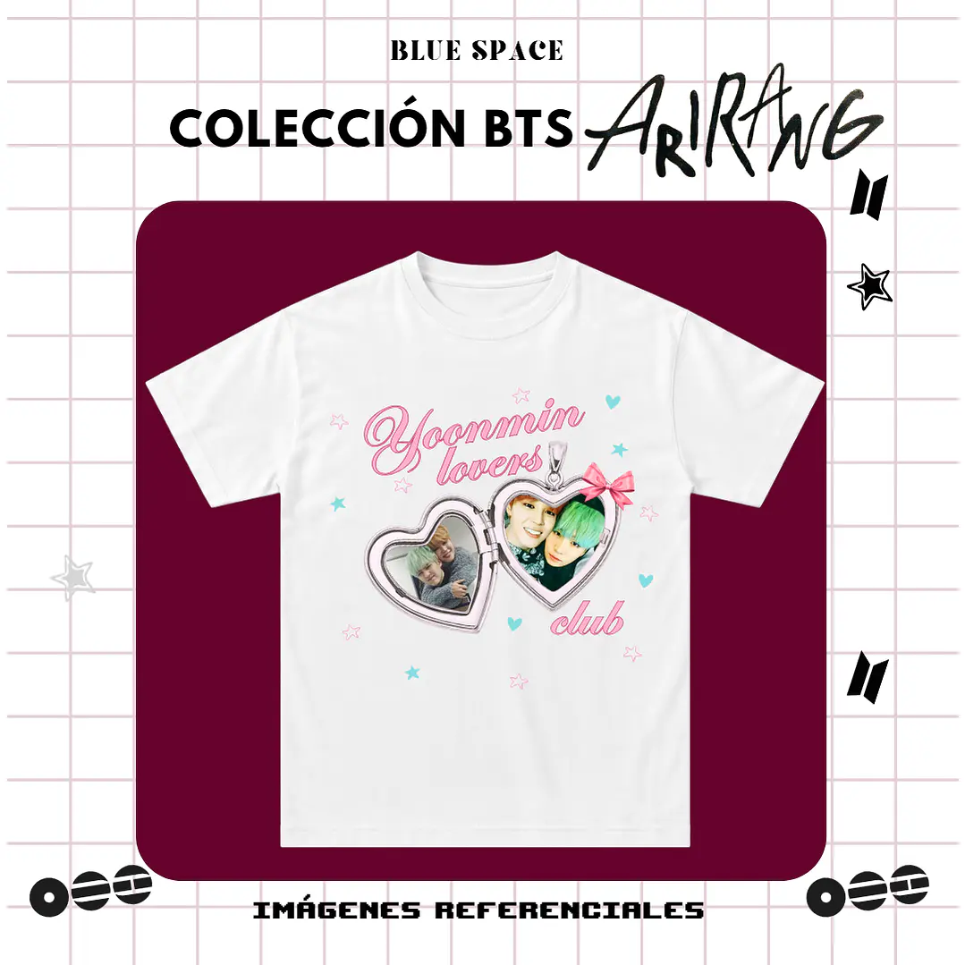 Polera BTS - YOONMIN LOVERS CLUB 3