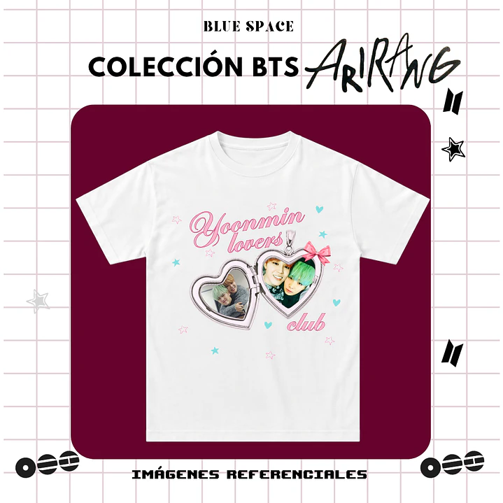 Polera BTS - YOONMIN LOVERS CLUB 3