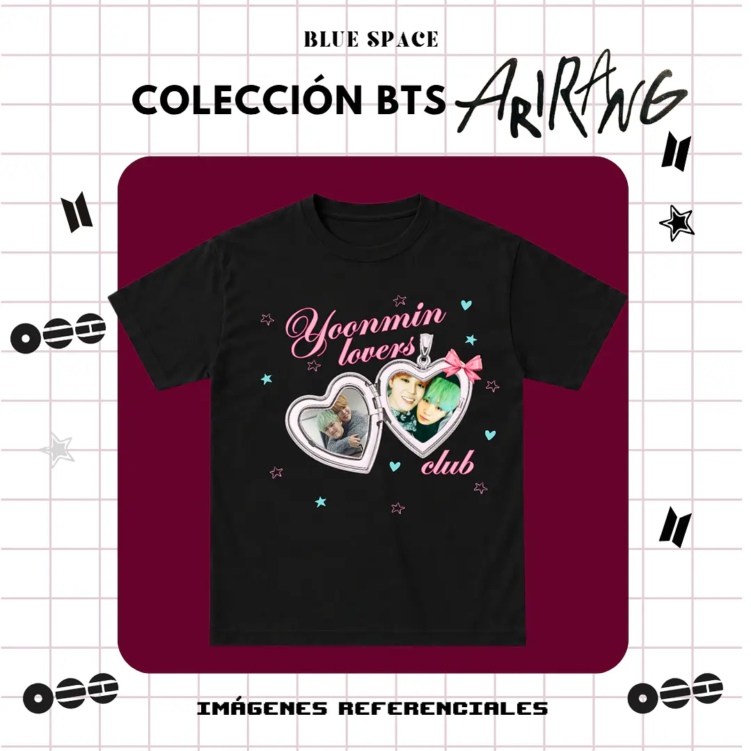 Polera BTS - YOONMIN LOVERS CLUB 1