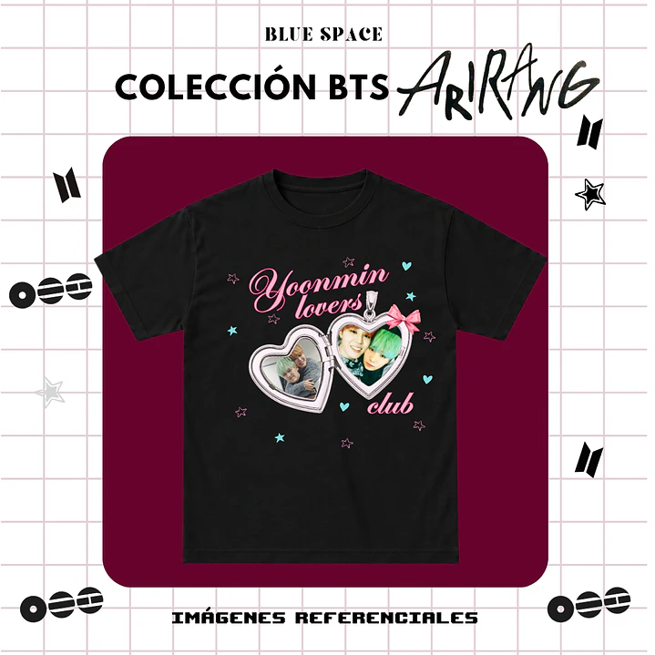 Polera BTS - YOONMIN LOVERS CLUB 1