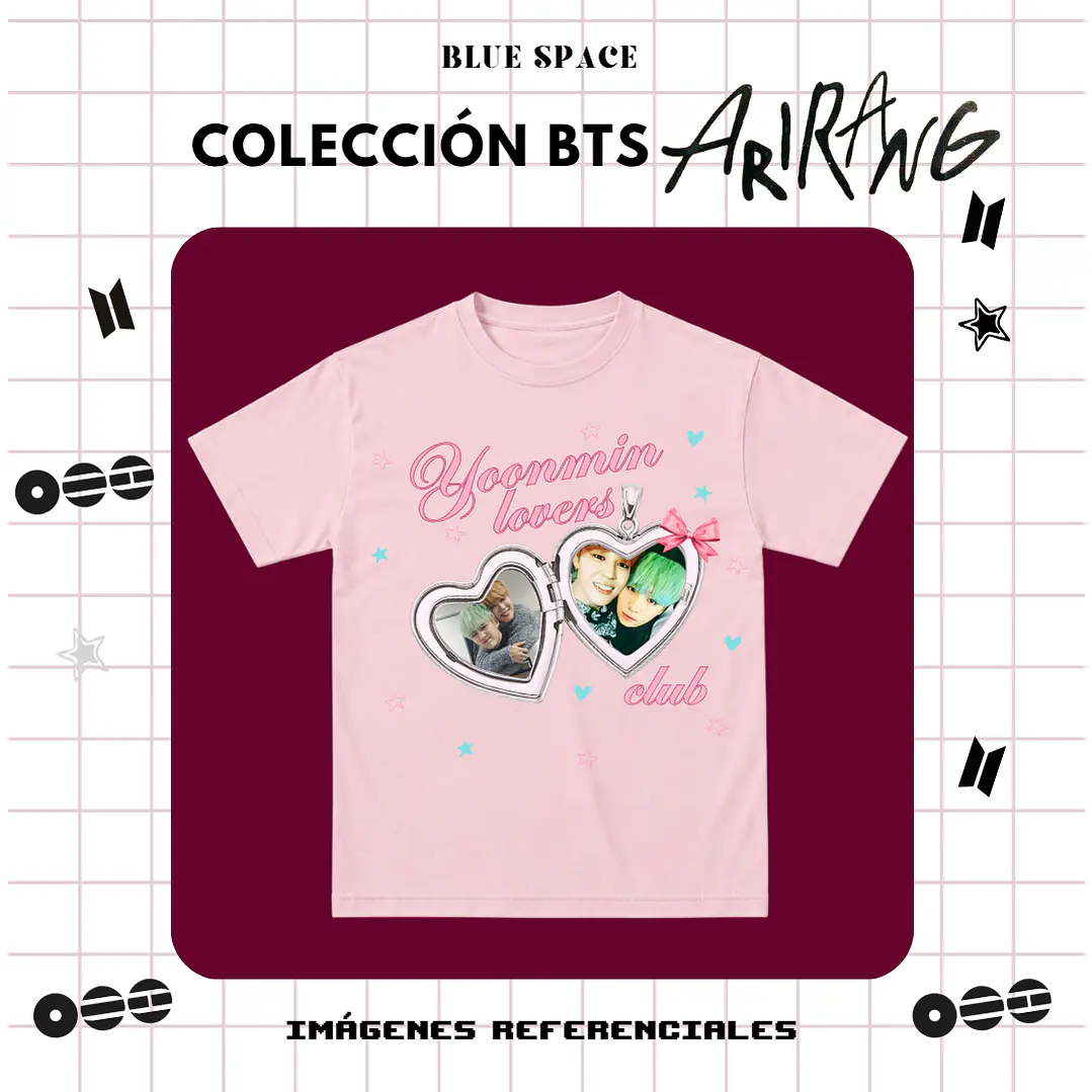 Polera BTS - YOONMIN LOVERS CLUB 2
