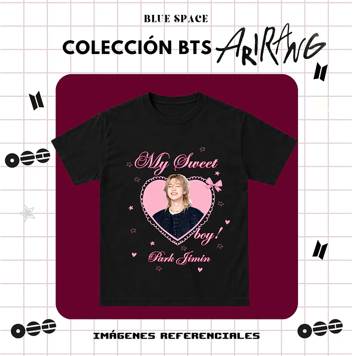 Polera BTS - MY SWEET BOY PARK JIMIN 1