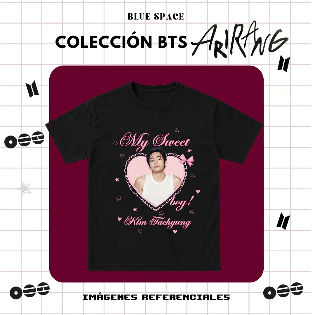 Polera BTS - MY SWEET BOY KIM TAEHYUNG  1