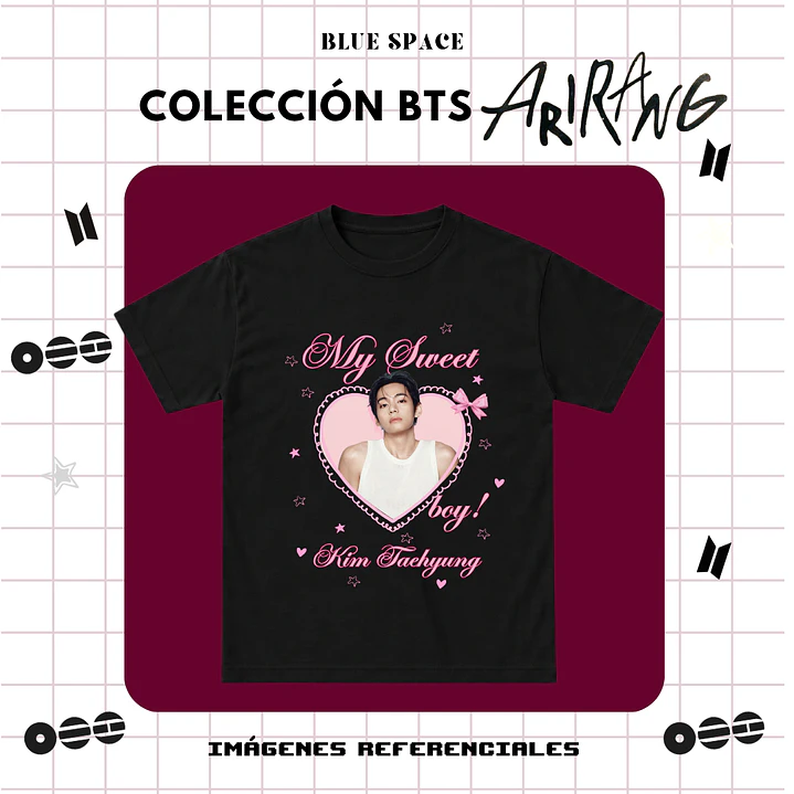 Polera BTS - MY SWEET BOY KIM TAEHYUNG  1