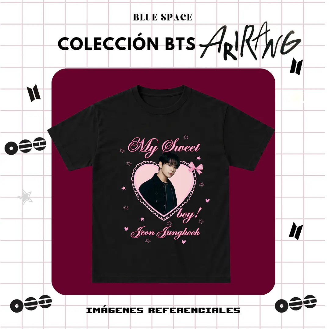 Polera BTS - MY SWEET BOY JEON JUNGKOOK  1