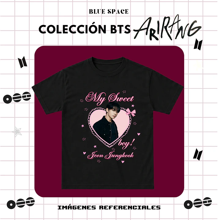 Polera BTS - MY SWEET BOY JEON JUNGKOOK  1