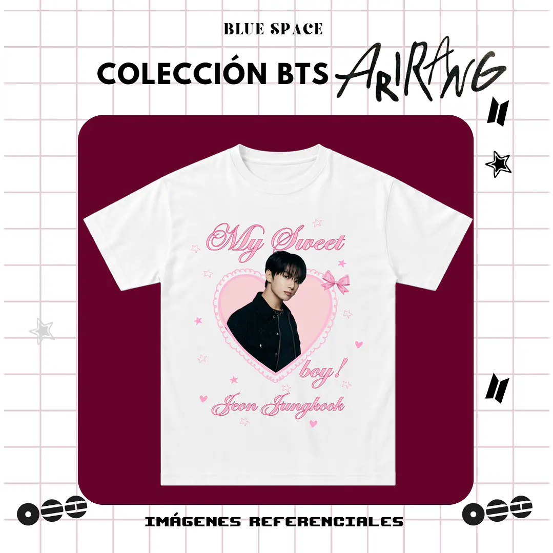 Polera BTS - MY SWEET BOY JEON JUNGKOOK  2